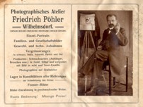 Grenzgänger zwischen den Welten. Friedrich Pöhler (1867–1921) — Patient und Fotograf - Ausstellung